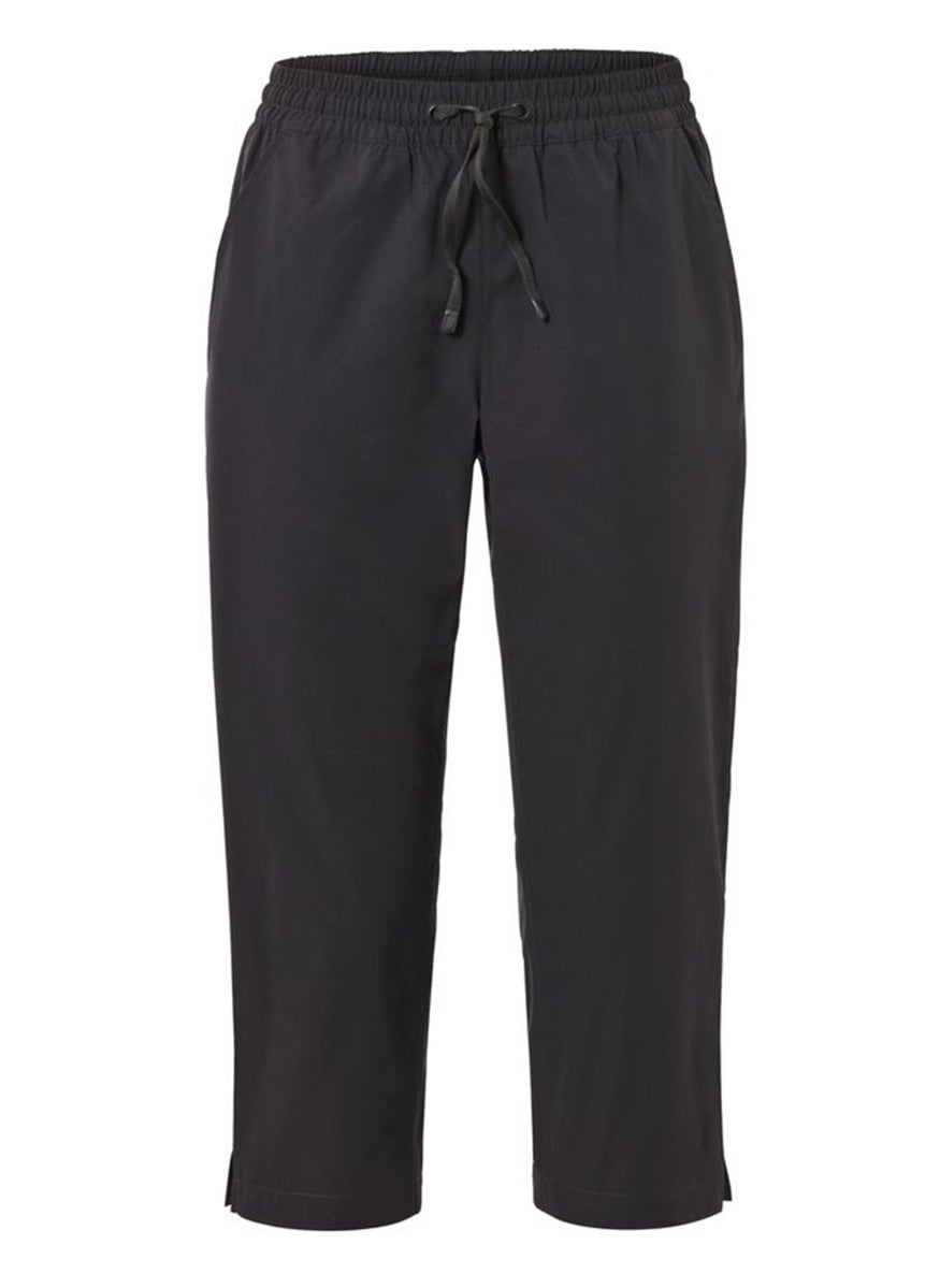 Tchibo Women Regular Fit Capri Pants, Charcoal  - Image 2