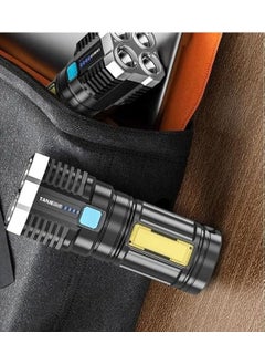 BROZEN SALES BROZEN SALES 4 Core Torch Light Durable Rechargeable Flashlight Outdoor Activities Camping Torch Light  - Image 3