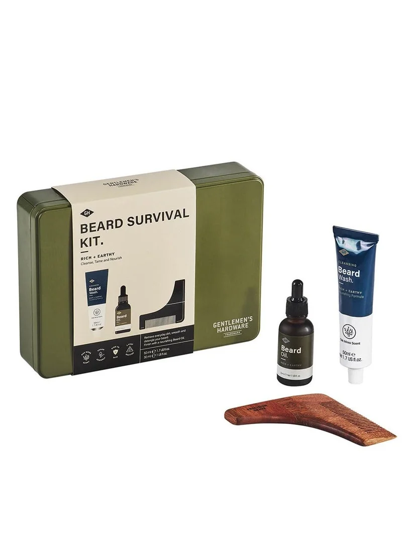 جنتلمنز هاردوير Beard Survival Kit