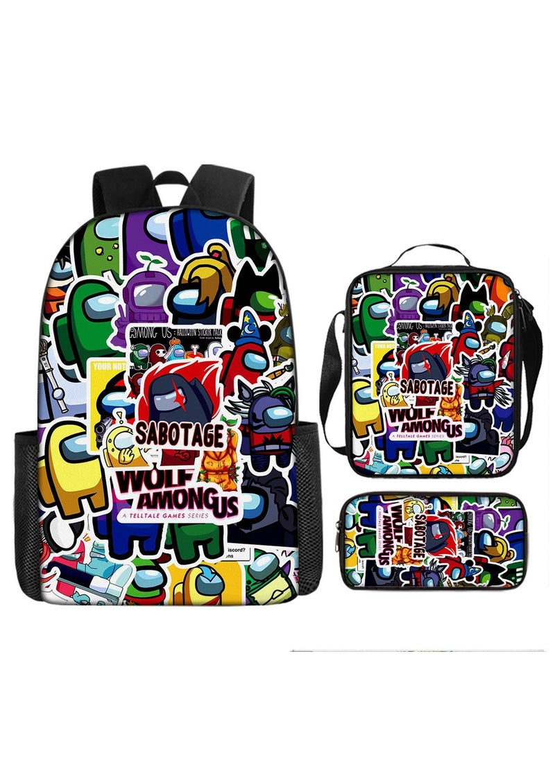 Backpack For Primary And Secondary School Students Three-Piece Set 29*16*42cm - pzsku/Z73A0E018D240DD478A0EZ/45/_/1723864563/5e372988-8aba-4b92-96a8-54829b7b90e8