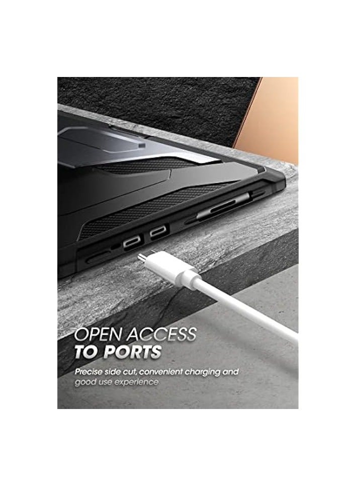 SUPCASE [UB PRO Series] Case Designed For Microsoft Surface Pro 8, Full-Body Kickstand Rugged Protective - Black - Image 5