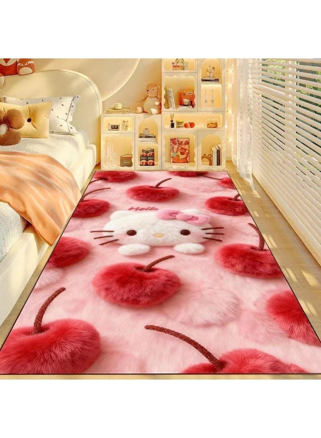 Cute Plush Area Rug, Soft Fluffy Floor Carpet, Cozy Home Decor Rug for Bedroom Living Room Kids Room Playroom Nursery - Image 1