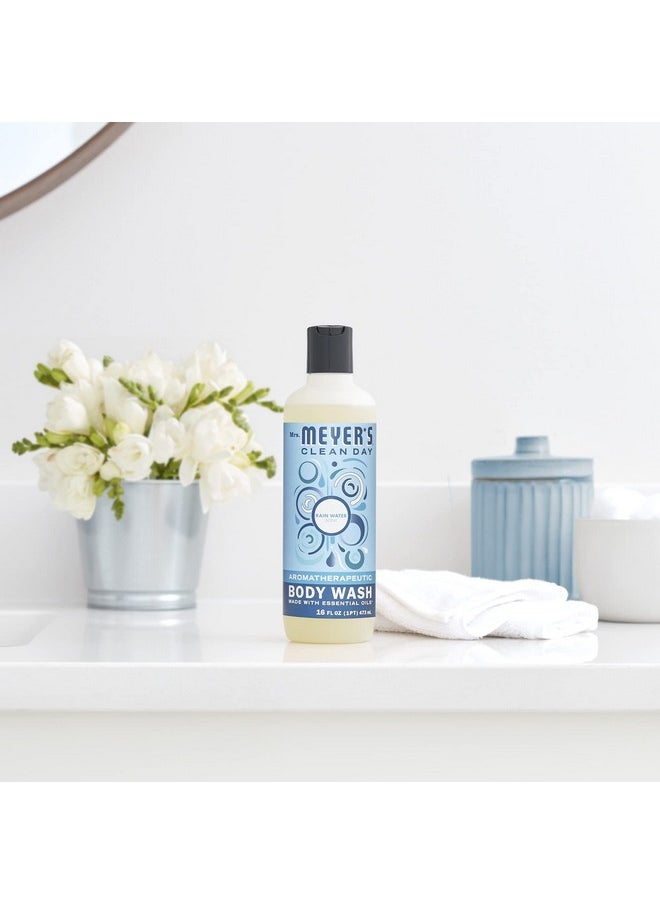 Mrs. Meyer's Clean Day MRS. MEYER'S CLEAN DAY Moisturizing Body Wash For Women And Men, Biodegradable Shower Gel Formula Made With Essential Oils, Rain Water, 16 oz  - Image 4