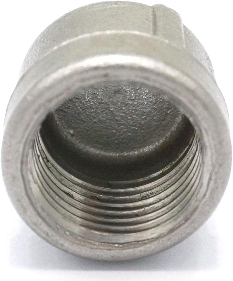 3 8 بوصة خيط BSP أنثى 304 تركيب أنابيب الفولاذ المقاوم للصدأ رأس مقبس غاطس مستدير 2.5 ميجا باسكال - Image 3