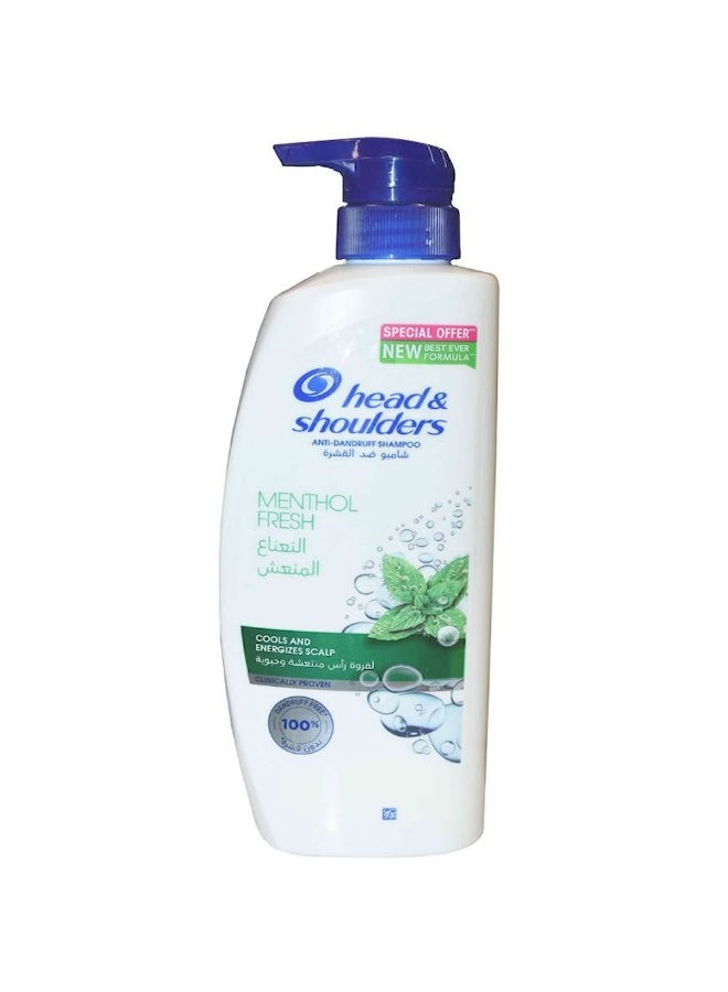 Head & Shoulders Cool Menthol Shampoo, 500 ml