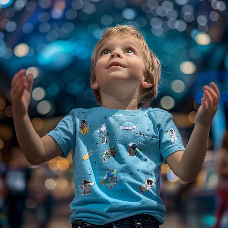 Luckam Astronaut Iron On Patches, 35PCS Space Embroidery Patches Sew On for Kids DIY Clothing Jackets Hats Bags - Image 2