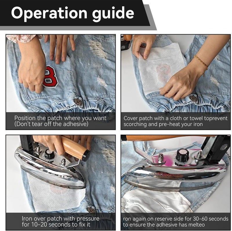 Luckam Astronaut Iron On Patches, 35PCS Space Embroidery Patches Sew On for Kids DIY Clothing Jackets Hats Bags - Image 5