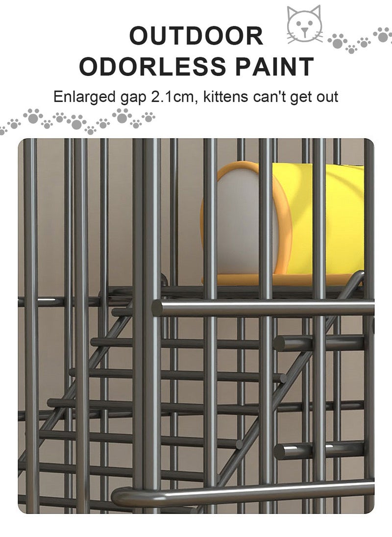 Kidle - Large Cat Cage Cat House Cat Cabinet Cat Nest Extra Large Free Space Pet Cages Kitten Cage - Image 1