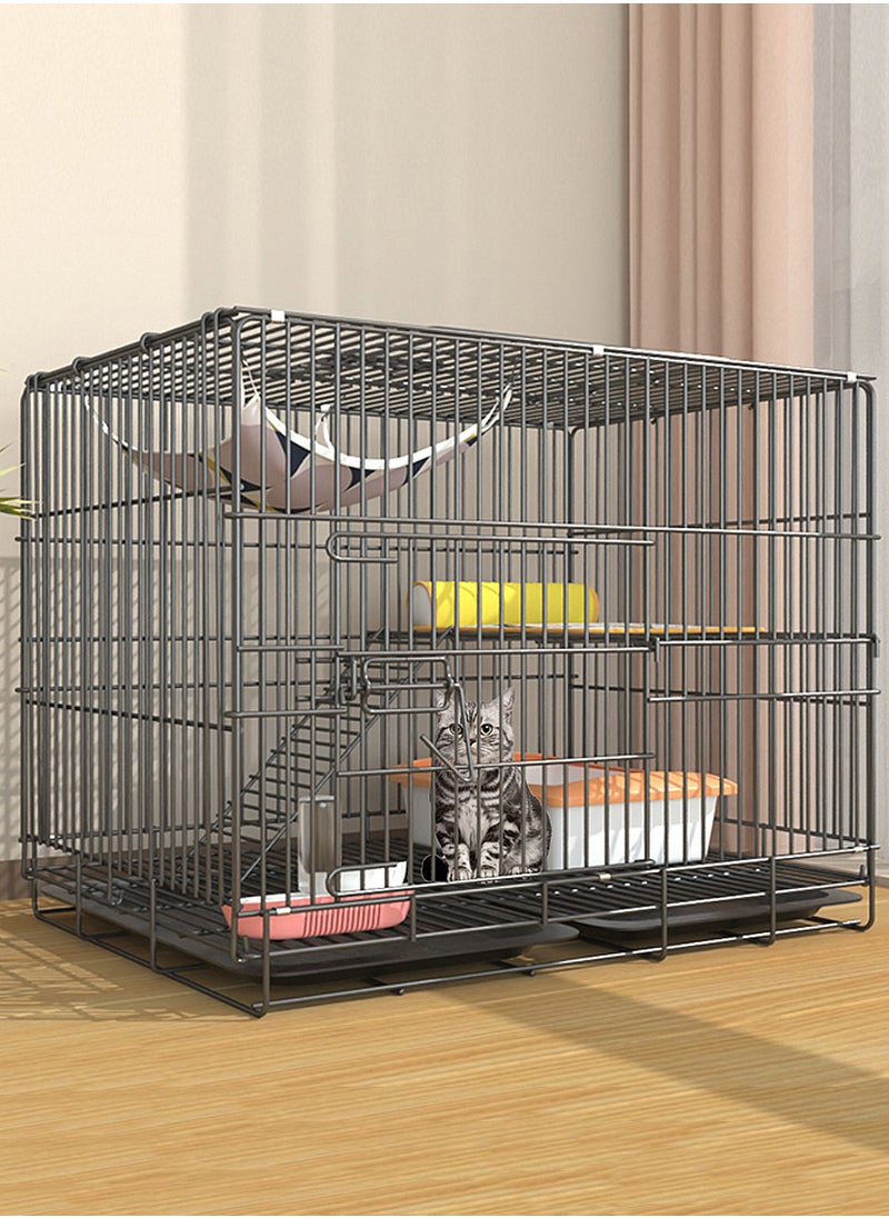 Kidle - Large Cat Cage Cat House Cat Cabinet Cat Nest Extra Large Free Space Pet Cages Kitten Cage - Image 1