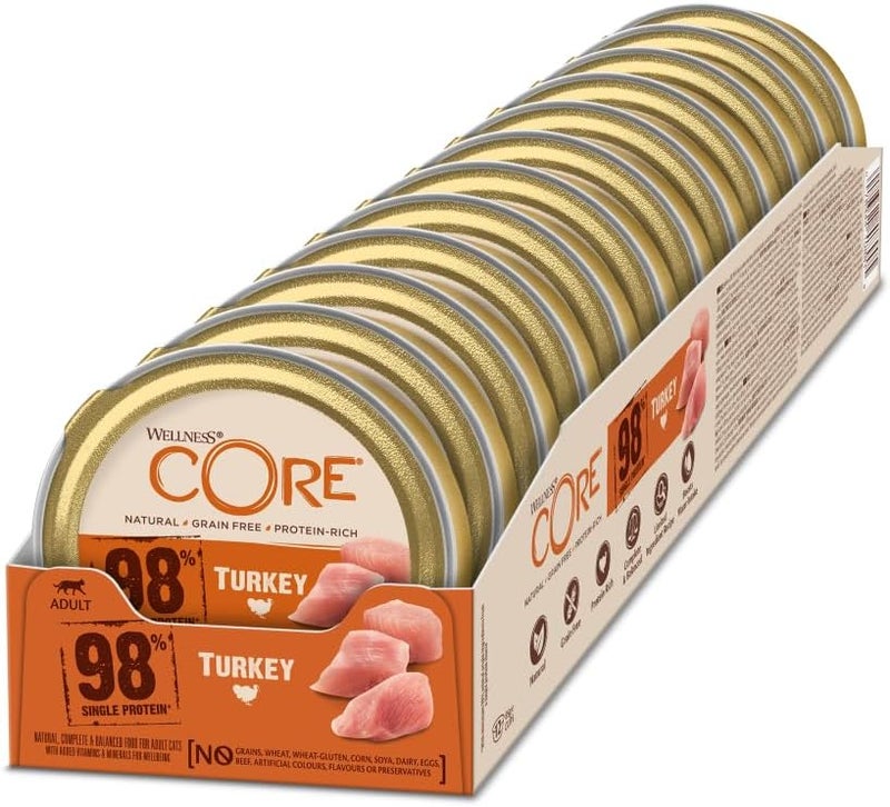 Wellness Core Wet Food 98% Single Protein Turkey for Cats 85g - Image 3