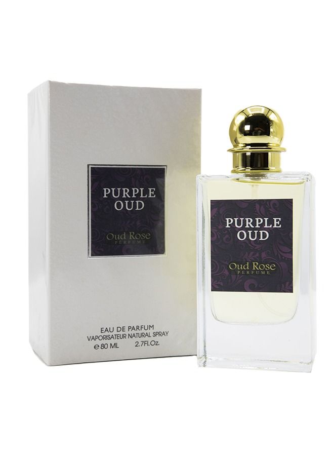 Oud Rose Perfumes Purple Oud For Unisex Eau De Parfum 80ml - Image 1