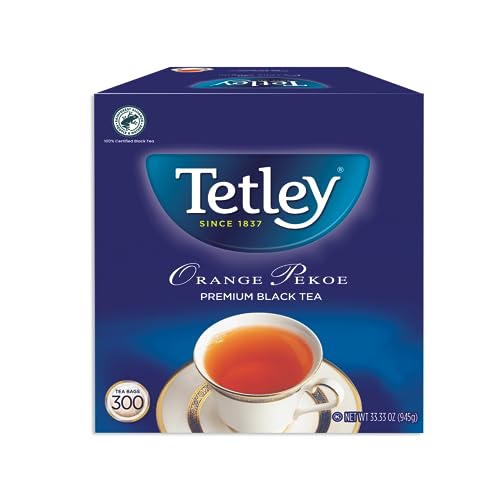 Tetley Tea Orange Pekoe Food Service Size 300Count 945g Tea Bags - Image 1