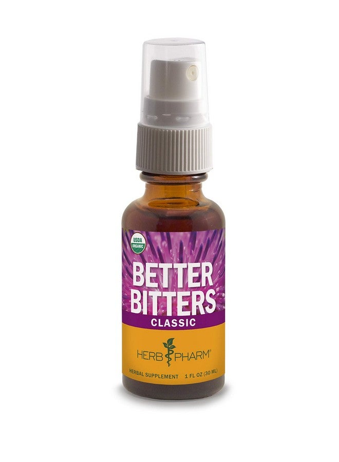 HERB PHARM Better Bitters Certified Organic Digestive Bitters Classic 1 Ounce - Image 1