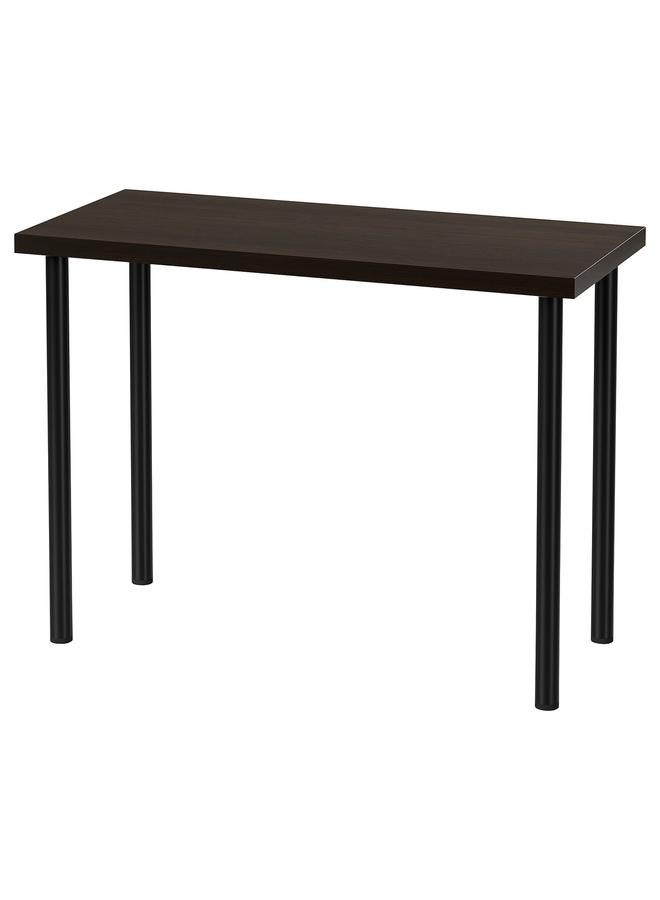 Zaboon Table, Black-Brown/Black, 100X45 Cm - Image 1