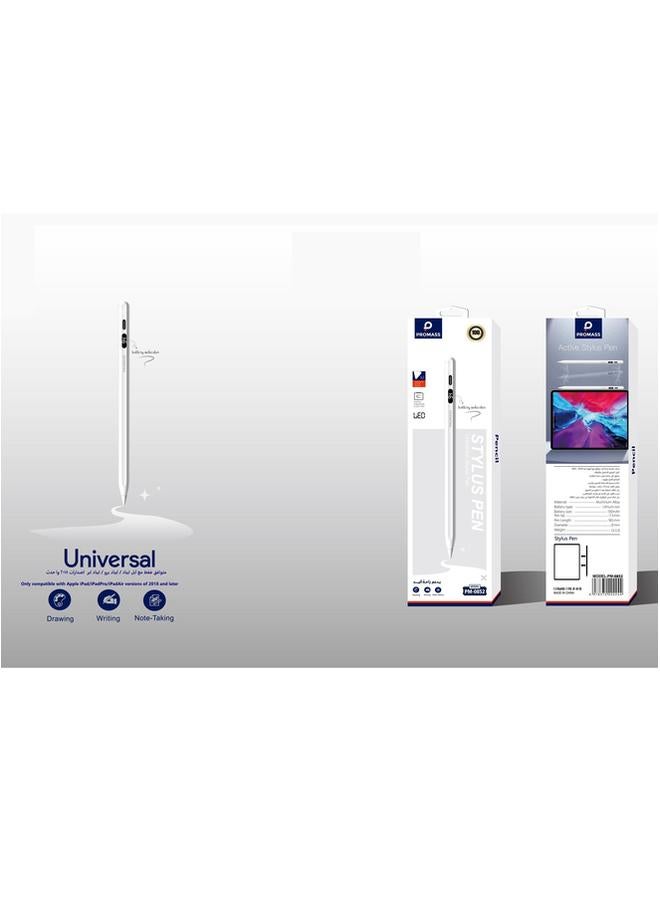 بروماس قلم شاشة مع شاشة عرض نسبة البطارية ومغناطيس للتركيب على iPad، متوافق مع أجهزة Apple iPad / iPad Pro / iPad Air إصدارات 2018 والإصدارات الأحدث - Image 1