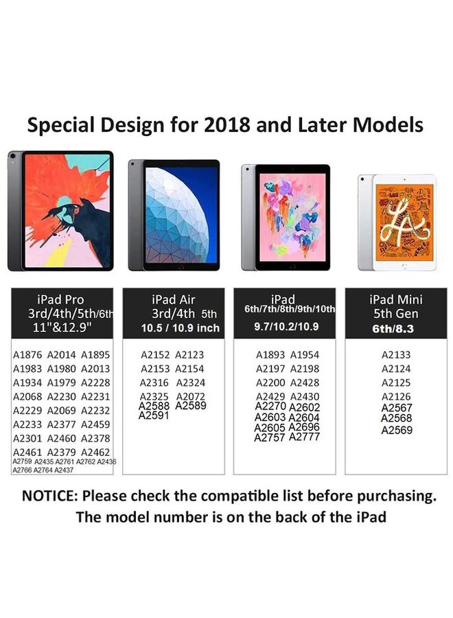 بروماس قلم شاشة مع شاشة عرض نسبة البطارية ومغناطيس للتركيب على iPad، متوافق مع أجهزة Apple iPad / iPad Pro / iPad Air إصدارات 2018 والإصدارات الأحدث - Image 3