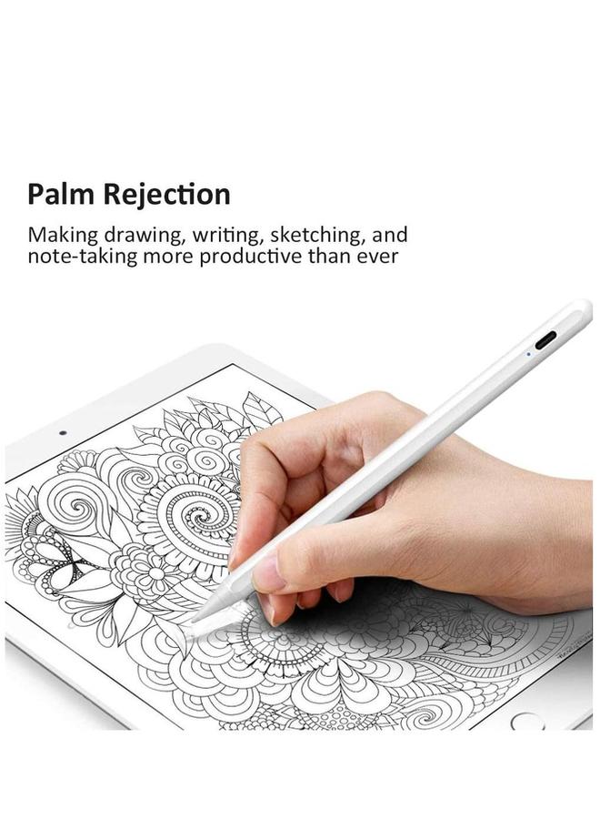 بروماس قلم شاشة مع شاشة عرض نسبة البطارية ومغناطيس للتركيب على iPad، متوافق مع أجهزة Apple iPad / iPad Pro / iPad Air إصدارات 2018 والإصدارات الأحدث - Image 5