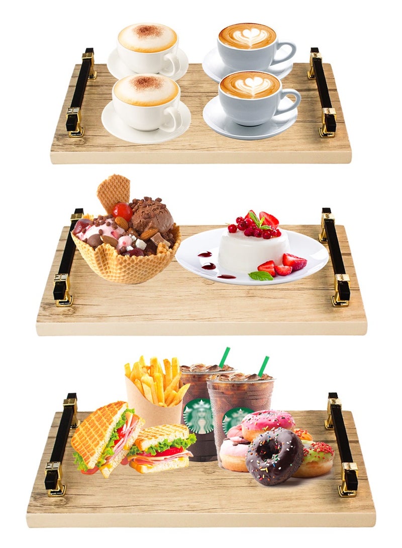 عشواز صينية تقديم الخشب الفاخر - Image 2
