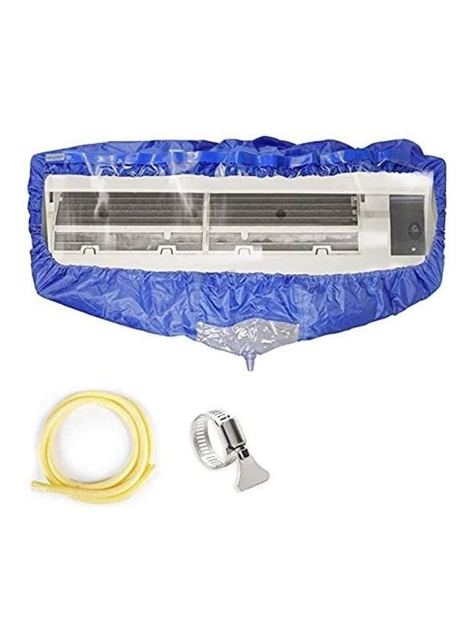 PEI  AN Waterproof Air Conditioner Cleaning Cover Blue  - Image 1