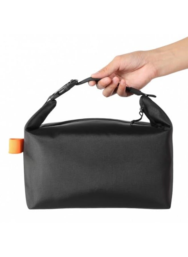 NALACAL Lunch bag for Adult Women Men, Reusable High Capacity Lunch Tote Bags, Small Leakproof Cooler Food Lunch Containers, Lunch box for Work, Travel, Outdoor, School Picnic, One Size (Black)  - Image 1
