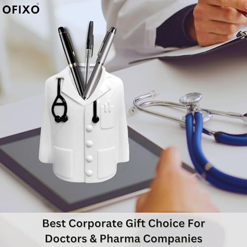 OFIXO Doctor Coat Pen Stand - Ideal for Doctors, Surgeons, Medical Professionals, Offices, Homes, and Medical Students - Pencil and Pen Holder - Image 3