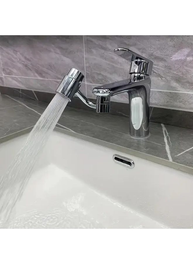 U Shaped Foamer High Arc Faucet Extender With Splash Guard Chrome for Bathroom Sinks - Image 5