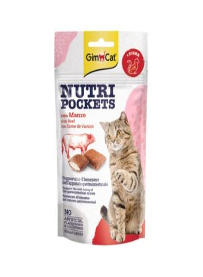 Gimcat Nutri Pockets Beef&Malt 60 g