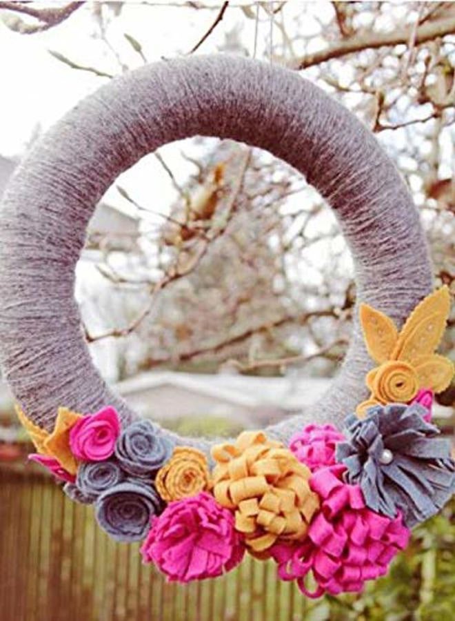 Crafare 11.8 Inch Craft Foam Circle White 4 Pack Polystyrene Foam Wreath for Christmas Decorations,Centerpieces Sculpture, Modeling, DIY Arts, Floral Arrangement - Image 3