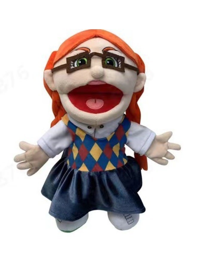 JEFFY Jeff Series Ventriloquist Hand Puppet Toy, Large Performance Interactive Puppet, Multiple Character Options,Jeffy Puppet - Image 1
