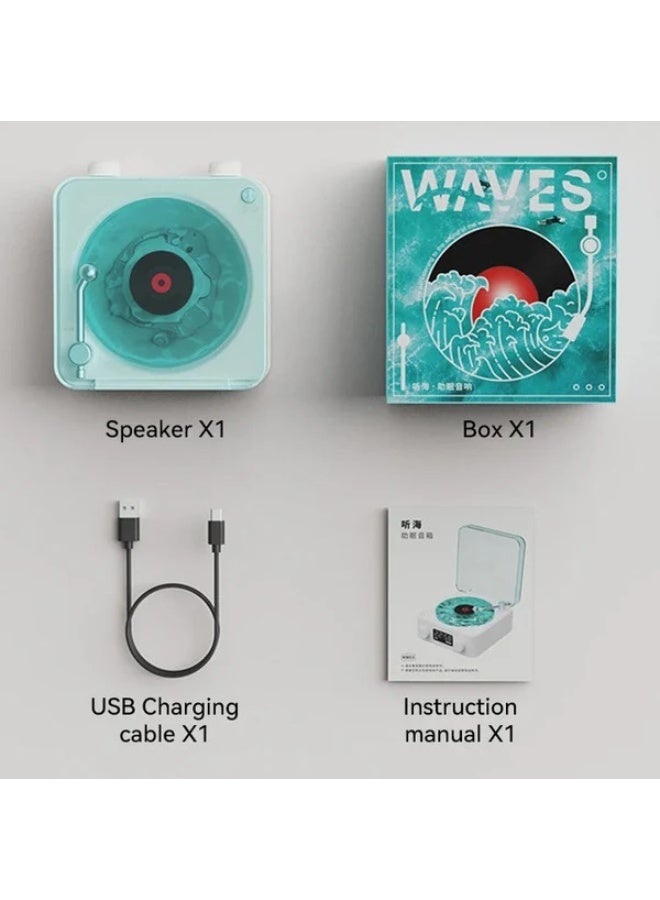 Antica 3-in-1 Gramophone – Bluetooth Speaker,  Lamp & Digital Alarm Clock with Natural Sounds - Image 1