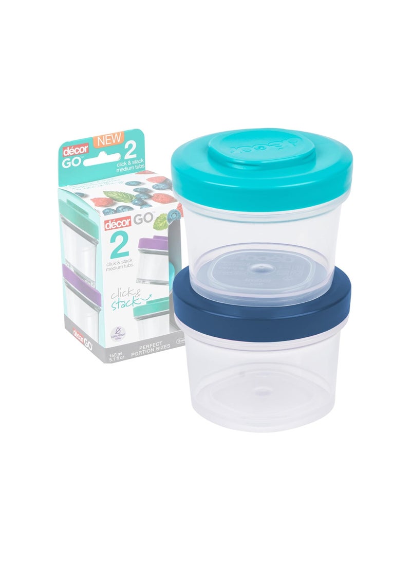Decor Go 150 ML Snack Tub 2 Pack - Image 2