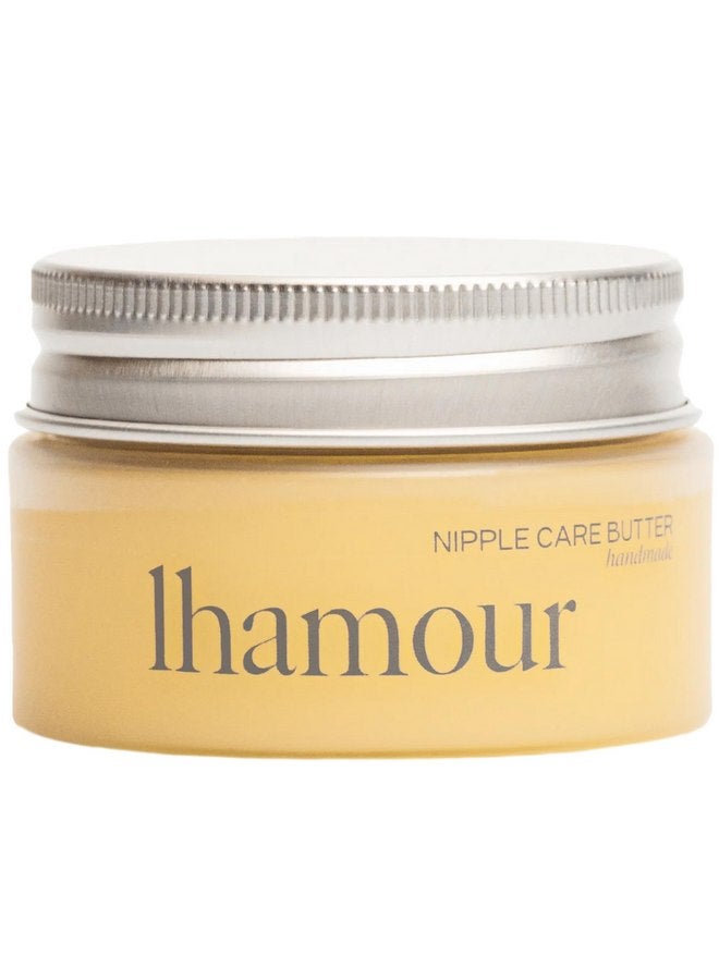 Lhamour 100% Natural Nipple Butter for Breastfeeding Moms, Soothing Nipple Cream with Beef Tallow, Coconut & Olive Oils, Beeswax, Safe for Baby, Relief for Dry & Cracked Skin, Pre/Postnatal Balm, 1 oz - Image 1