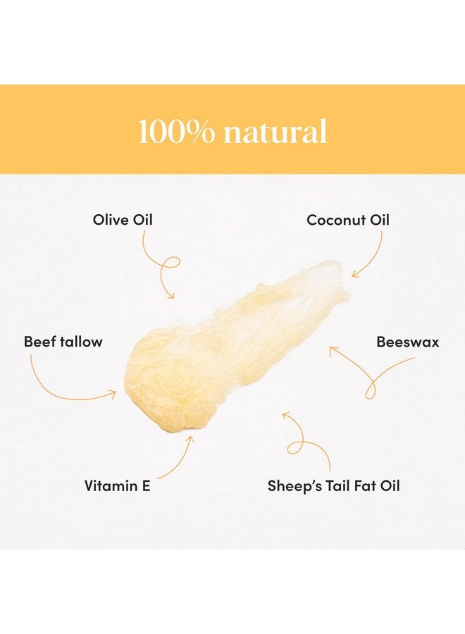 Lhamour 100% Natural Nipple Butter for Breastfeeding Moms, Soothing Nipple Cream with Beef Tallow, Coconut & Olive Oils, Beeswax, Safe for Baby, Relief for Dry & Cracked Skin, Pre/Postnatal Balm, 1 oz - Image 4