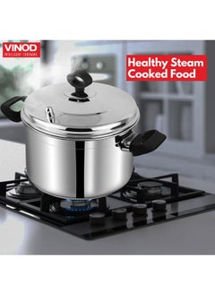 VINOD Vinod Classic Stainless Steel Idli Maker Cooker - 4 Deeper Plates (16 Idlis) / Idli Steamer/Idly Stand/Plump Fluffy Idlies/SAS Bottom/Induction & Gas Base - 2 Year Warranty  - Image 3