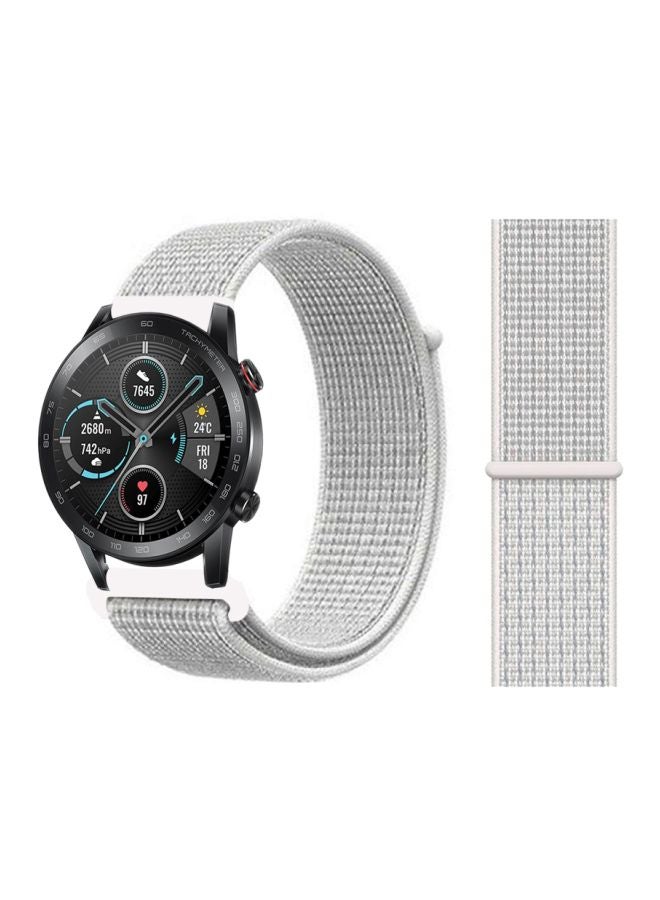 Perfii Replacement Band For Huawei Honor Magic Watch 2 46 mm Summit White - Image 2