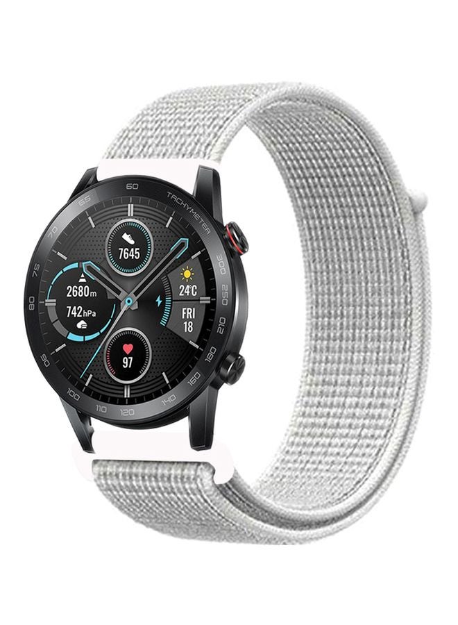 Perfii Replacement Band For Huawei Honor Magic Watch 2 46 mm Summit White - Image 1