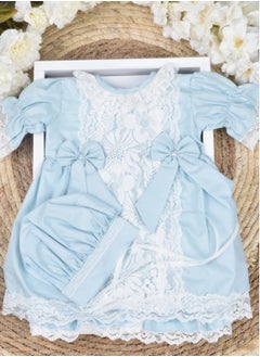 FUN MOMENT Newborn Dress with Gift Box and Hat  - Image 2