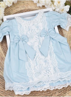 FUN MOMENT Newborn Dress with Gift Box and Hat  - Image 3