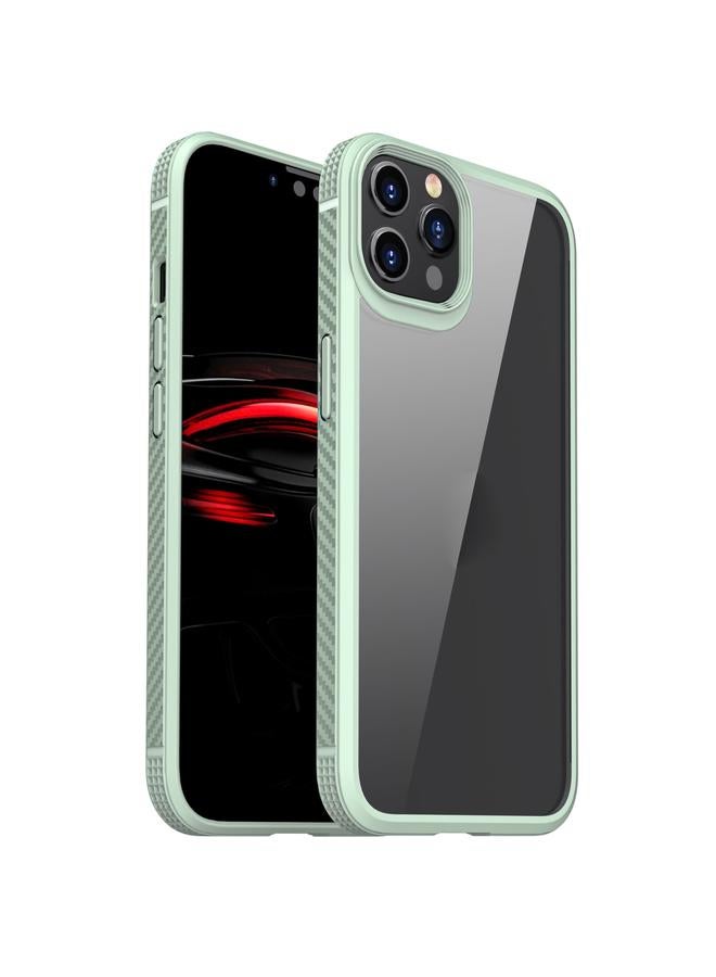 S-TOP Case For iPhone 11 Pro Max MG Series Carbon Fiber TPU + Clear PC Four-corner Airbag Shockproof Case - Image 1