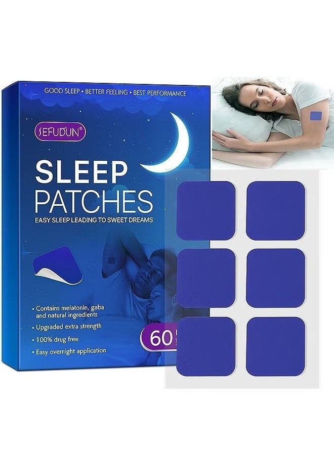 Sefudun Sleep Patches, Deep Sleep Patches for Adults, Natural Deep Sleep Patches with Fast Acting Ingredients, Sleep Patches for Women Men and Seniors, 60 Patches - Image 1