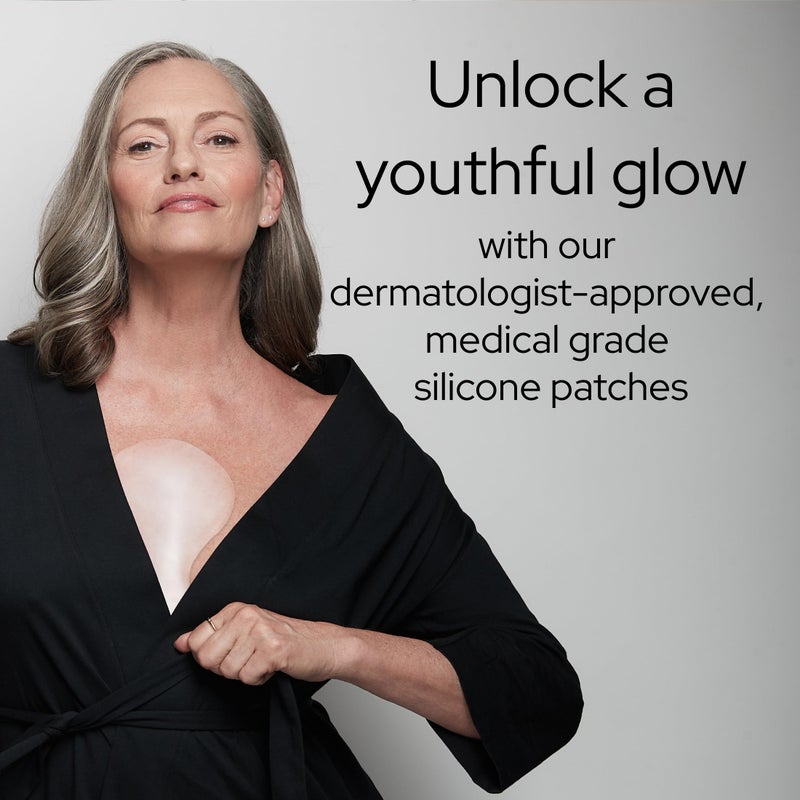 SiO Beauty ChestLift - Wrinkle-Smoothing, Medical-Grade Silicone Patches for Chest Fine Lines - Reusable Up to 10x - Cruelty-Free & Environmentally-Friendly Hydrating Beauty Patches - 1 Patch - Image 3
