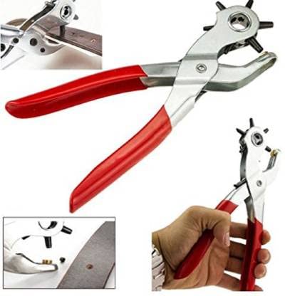 Miknils Revolving Leather Belt Hole Punch Plier with Multi Tool Manual Belts Puncher Maker Machine Device for Pliers and Straps  - Image 3