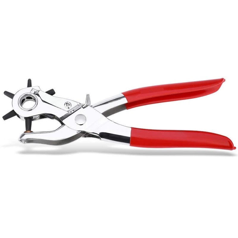 Miknils Revolving Leather Belt Hole Punch Plier with Multi Tool Manual Belts Puncher Maker Machine Device for Pliers and Straps  - Image 4