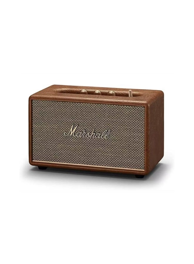 Marshall Acton III Wireless Bluetooth Stereo Speaker with Bluetooth Version 5.2, 2 Hours Charging Time, 32 Hours Play Time, Fast Charging, Water Resistant, USB-C Charging Port - Brown - Image 2