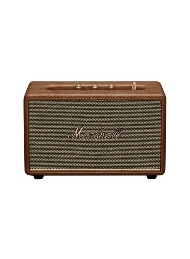 Marshall Acton III Wireless Bluetooth Stereo Speaker with Bluetooth Version 5.2, 2 Hours Charging Time, 32 Hours Play Time, Fast Charging, Water Resistant, USB-C Charging Port - Brown - Image 3
