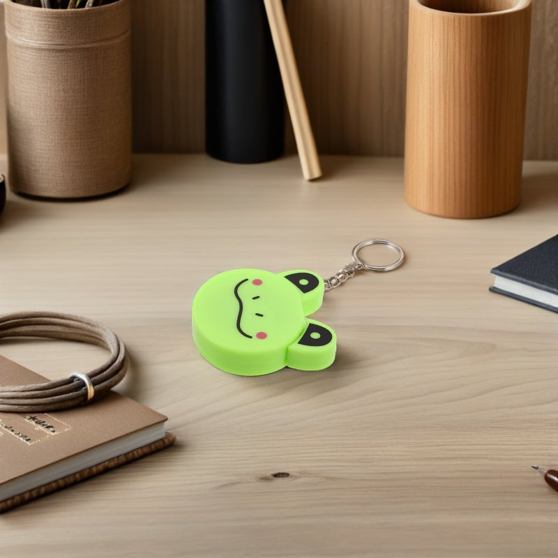 5pcs Retractable Tape Measure: Cartoon Animal Body Measuring Tapes with Keychains for Cloth Sewing Craft Accessories - Image 3
