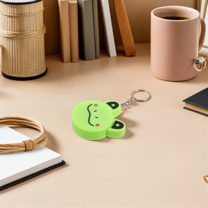 5pcs Retractable Tape Measure: Cartoon Animal Body Measuring Tapes with Keychains for Cloth Sewing Craft Accessories - Image 2