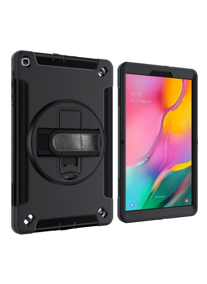 Generic 2024 Protective Case For IPad Air6 Samsung Lenovo Three Anti-Drop Handheld Pen Slot Tablet PC Protective Case-Color:Samsung Tab 10.1 Inch (2019)T510/515-Applicable Model:Flying Wheel/Default Black  - Image 1