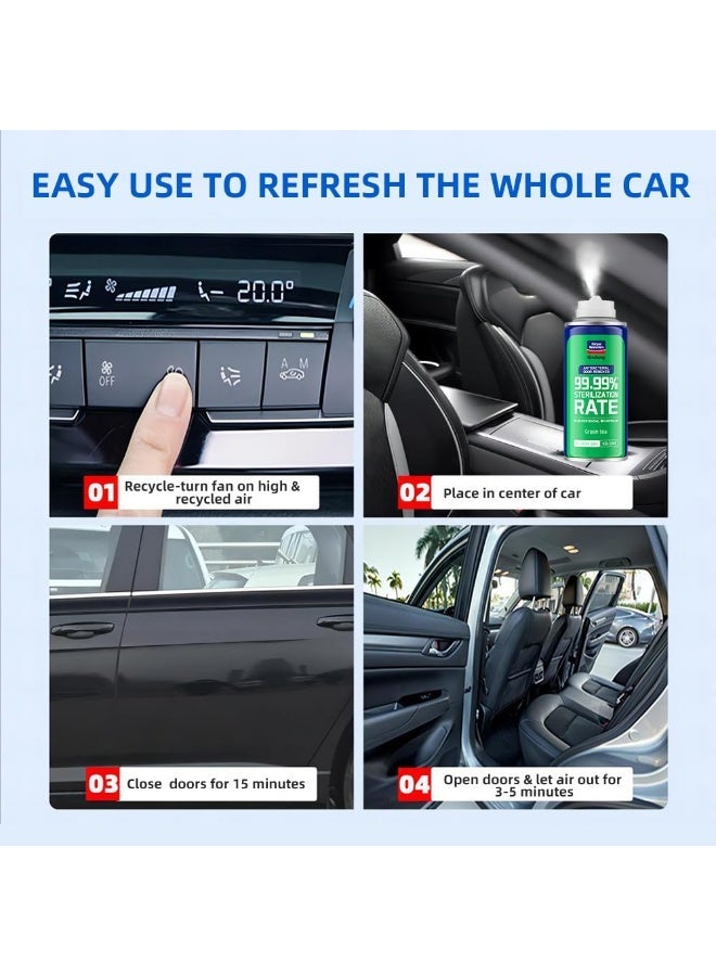 Glodway Car Air Refresher Spray, Odor Eliminator with Green Tea Scent, 150 ml - Image 3