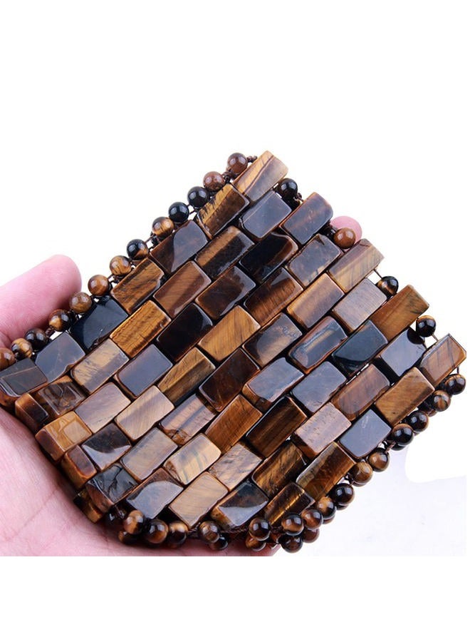 ideayard Jade Eye Mask Tiger Eye Cooling Jade Sleep Mask 100% Natural Soothe Stone Eye Mask - Image 2
